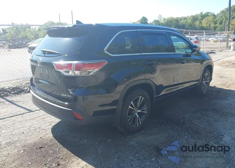 2016 Toyota Highlander Xle V6 из США, поврежденный, VIN 5TDJKRFHXGS303276